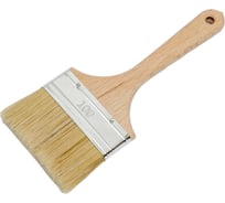 Флейцевая кисть для красок Лазурный берег смешанная щетина, деревянная ручка КФ 100*14