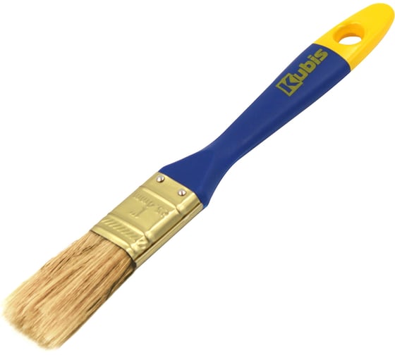 Кисть плоская KUBIS 25х44х12 мм, MultiPaint, натуральная щетина 04-00-1025 1