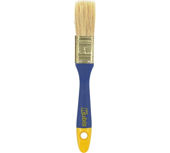 Кисть плоская KUBIS 25х44х12 мм, MultiPaint, натуральная щетина 04-00-1025