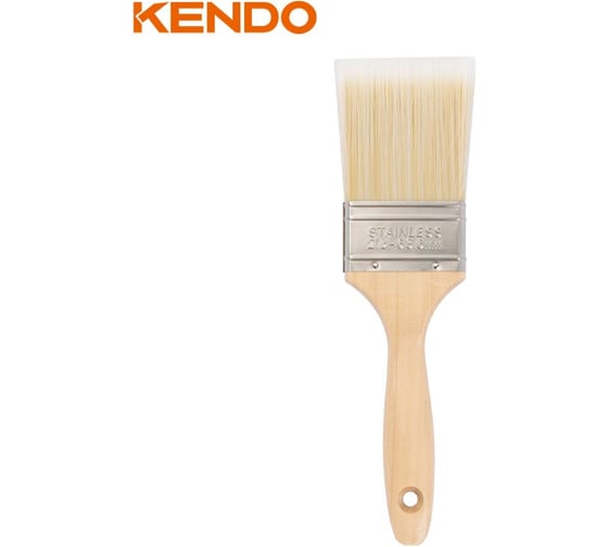 Кисть KENDO 38 мм, с деревянной ручкой 46202