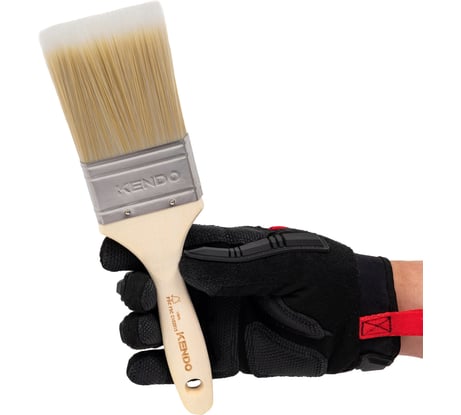 Кисть KENDO 63 мм, с деревянной ручкой 46204