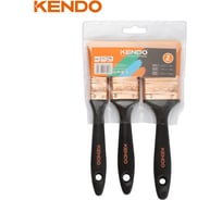 Набор кистей KENDO 3 шт., 25 мм, 28 мм, 50 мм 46401