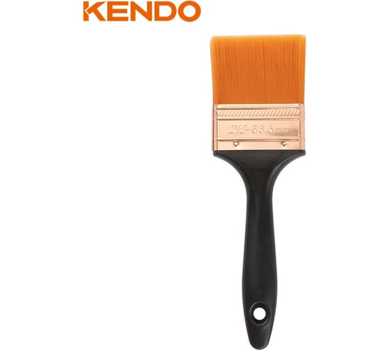 Кисть KENDO 25 мм, с пластиковой ручкой 46221 1