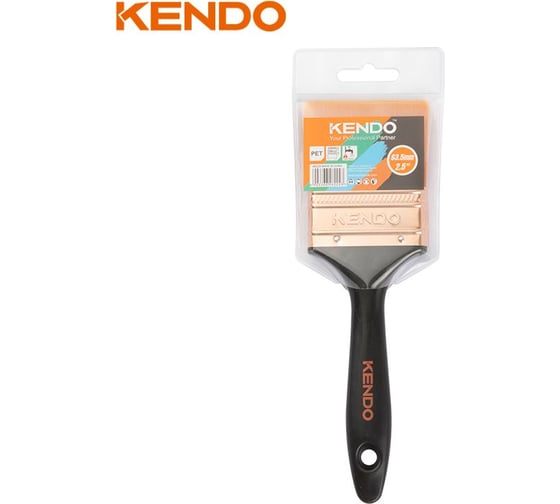 Кисть KENDO 25 мм, с пластиковой ручкой 46221