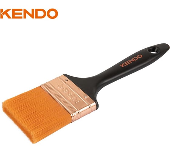 Кисть KENDO 25 мм, с пластиковой ручкой 46221