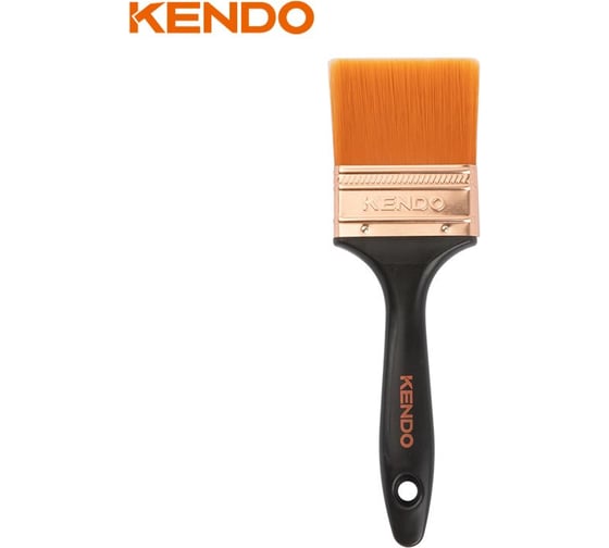 Кисть KENDO 63 мм, с пластиковой ручкой 46224