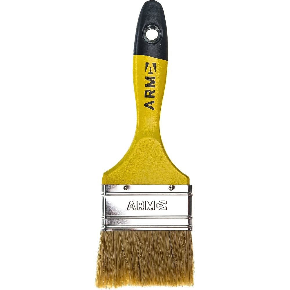 Флейцевая кисть ПКБ АРМА КФ 70 МАСТЕР с деревянной ручкой, из ...