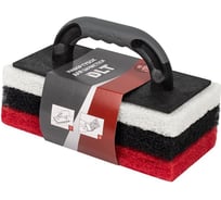 Набор падов для очистки плитки DLT ручка+3 пада, 250_120_20 мм 0969