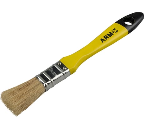 Флейцевая кисть ПКБ АРМА КФ 20 Мастер с деревянной ручкой, натуральная щетина А211-1020