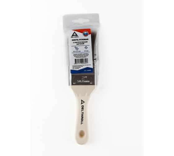 Кисть угловая с синтетической щетиной Deltaroll 2"-50см 12450