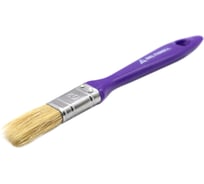 Кисть со смешанной светлой щетиной Deltaroll фиолетовая ручка, 20x13,5 мм 12520