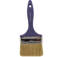 Кисть со смешанной светлой щетиной Deltaroll фиолетовая ручка, Делтаролл 100x15 мм 12599