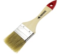 Плоская кисть ЧЕГЛОК Стандарт , 75 х 12мм, в/в 39мм, натур.щетина, 13-10-275