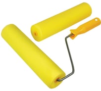 Набор: поролоновый валик + ролик In Work желтые, 15/55 мм, высота 20 мм, 230 мм 02798