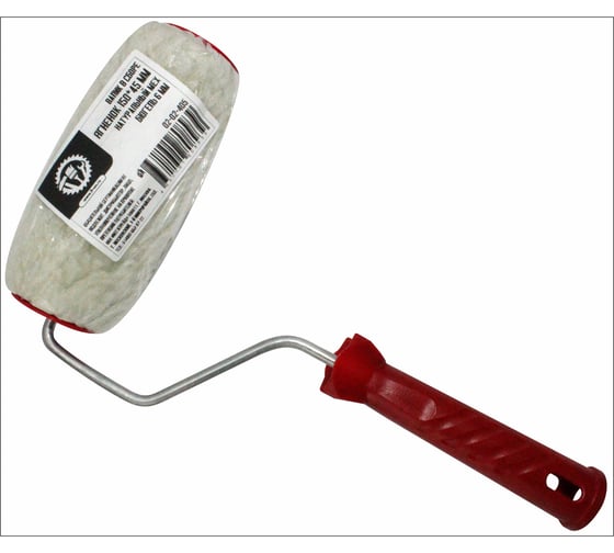 Валик в сборе ON ЯГНЕНОК натуральный мех,150х45мм, бюгель 6мм 02-02-405 1