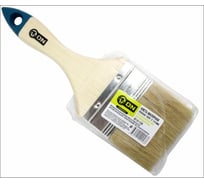 Кисть ON малярная плоская "Евро" нат. щетина 3" 75мм дер.ручка 02-01-230