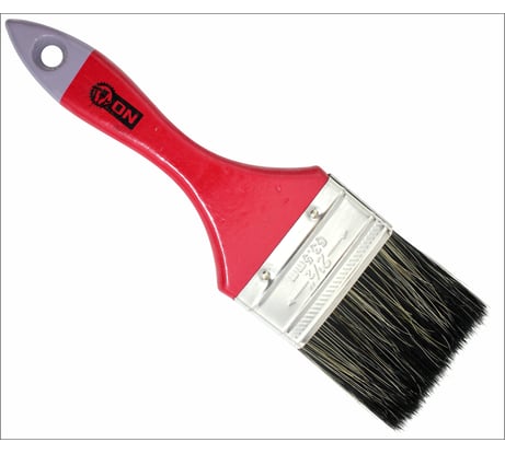 Кисть ON малярная плоская "Микс" смеш. щетина 2,5" 63мм дер.ручка 02-01-925