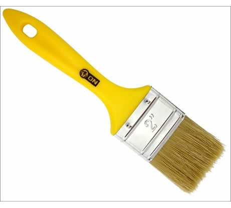 Кисть ON малярная плоская "Мастер" нат. щетина 2" 50мм пласт.ручка 02-01-420