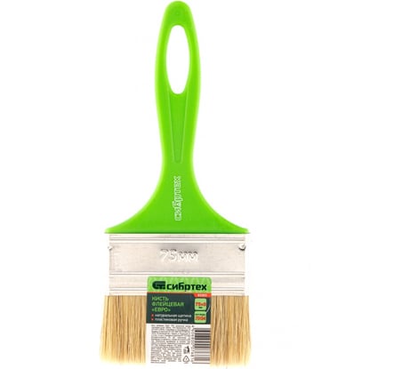 Флейцевая кисть СИБРТЕХ Евро, 75*8, натуральная щетина 83303