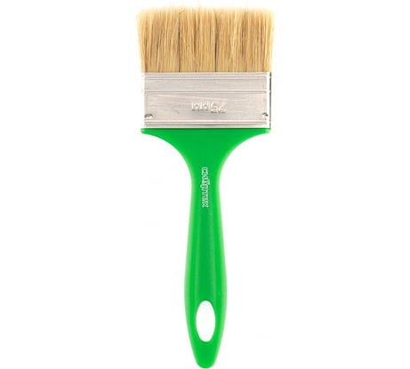 Флейцевая кисть СИБРТЕХ Эксперт, 75х8 мм, натуральная щетина 83309