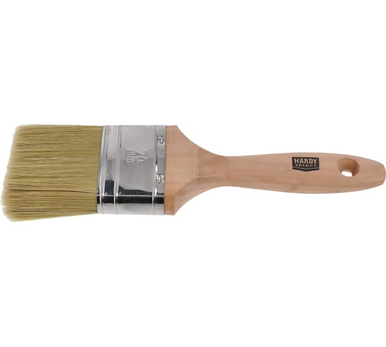Кисть HARDY SELECT плоская 70 мм, серия 50 Naturmix, натуральная светлая щетина 0200-506370