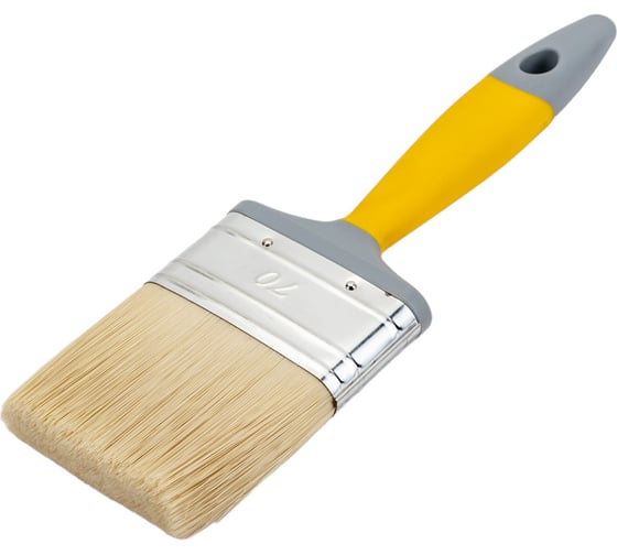 Плоская кисть HARDY 3” серия 90, щетина из полиэстера, желтый 0200-905770
