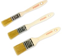 Набор флейцевых кистей ARNEZI 3шт. натуральная щетина R7502103