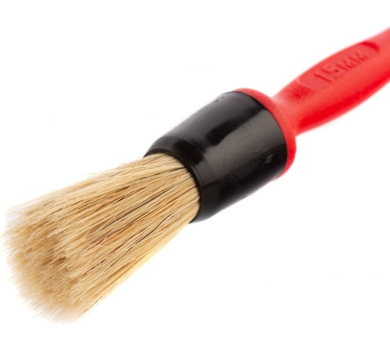 Круглая кисть MATRIX Color line №15, натуральная щетина, пластиковая ручка 83405