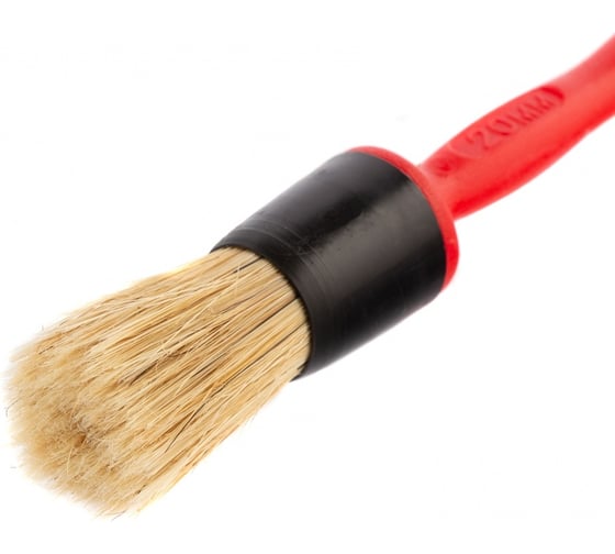 Круглая кисть MATRIX Color line №20, натуральная щетина, пластиковая ручка 83406