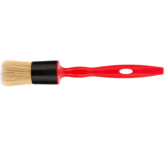 Круглая кисть MATRIX Color line №35, натуральная щетина, пластиковая ручка 83409