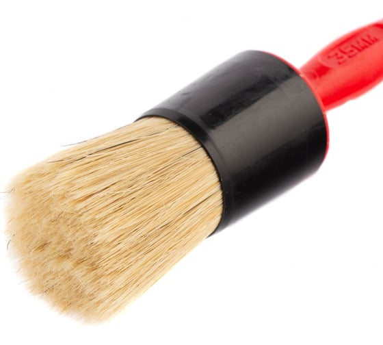 Круглая кисть MATRIX Color line №35, натуральная щетина, пластиковая ручка 83409