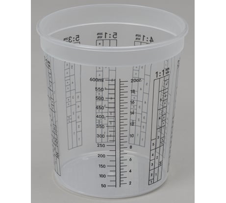 Ёмкость для смешивания красок (мерный стакан) TILFLEX 750 мл, 25 шт. TL37-750/25