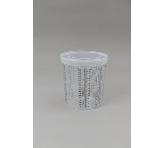 Ёмкость для смешивания красок (мерный стакан) TILFLEX 2300 мл, 25 шт. TL37-2300/25