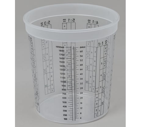 Ёмкость для смешивания красок (мерный стакан) TILFLEX 2300 мл (10 шт.) TL37-2300/10