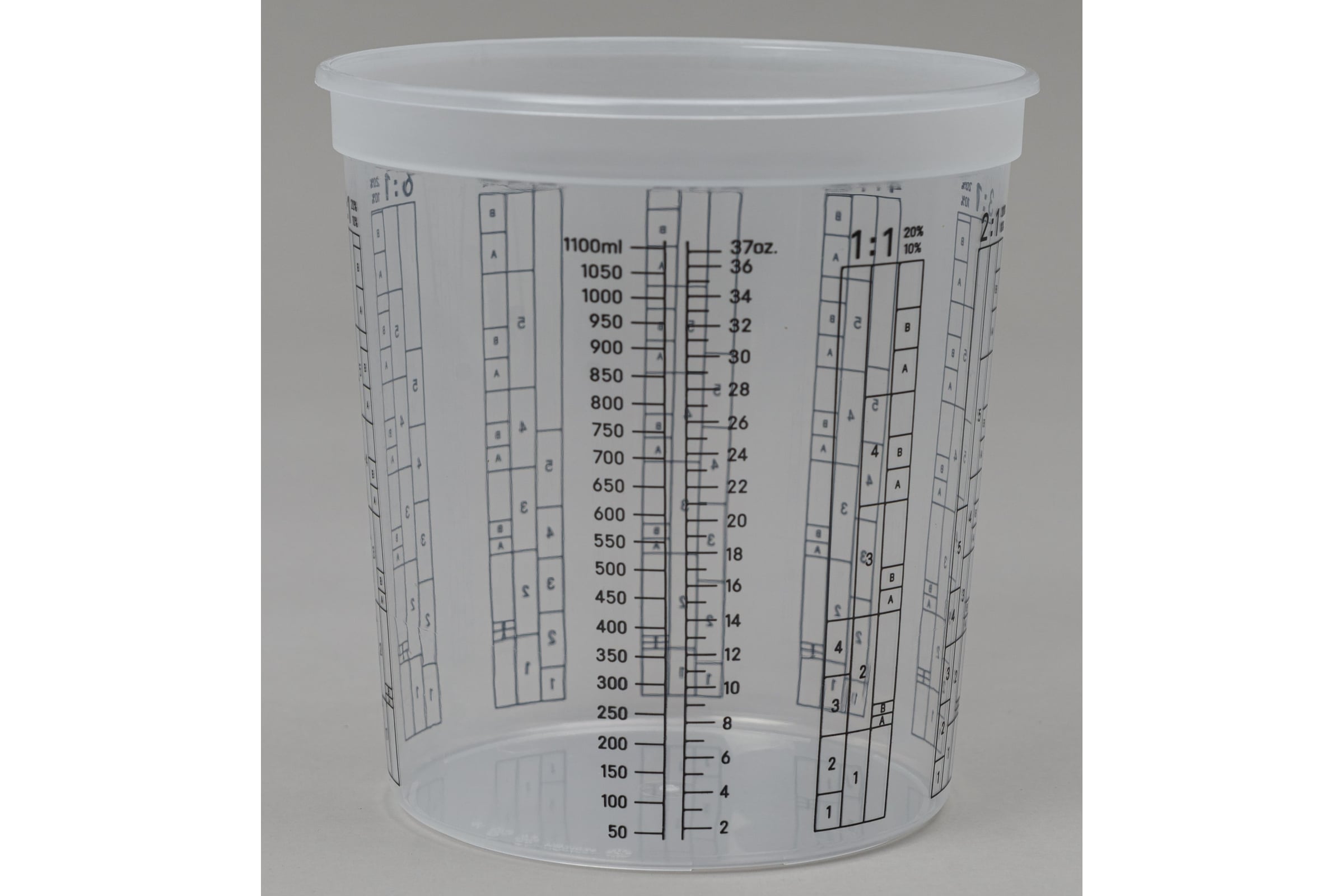 Ёмкостьдлясмешиваниякрасок(мерныйстакан)TILFLEX1400мл(10шт.)TL37-1400/10