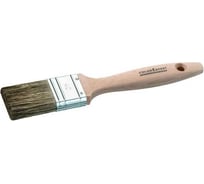 Кисть флейцевая плоская для средств деревозащиты COLOR EXPERT смешанная щетина, деревянная ручка, 40x15 мм 81534099