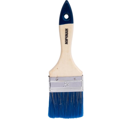 Плоская кисть для водных красок и лаков ZOLDER 63 х 12 мм, искусственная щетина, деревянная ручка 06314aqz