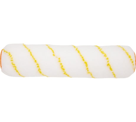 Валик ZOLDER полиамид, с желтой полосой, 250 мм, под ручку, 8 мм, ядро 40 мм, ворс 12 мм Z-250128