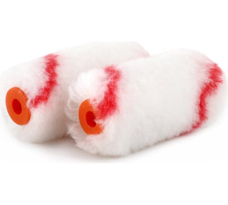 Мини-валик ZOLDER полиакрил, 60 мм, под ручку, 6 мм, ядро 15 мм, ворс 12 мм, 2 шт Z-604p