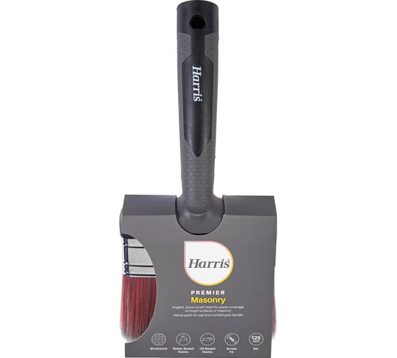 Изогнутая кисть HARRIS PREMIER с синтетической щетиной для работ по камню 120 мм 432