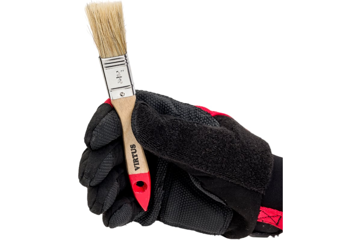 Малярная плоская кисть VIRTUS Standard, 20 мм 001002020 - выгодная цена ...