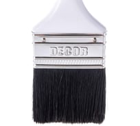Кисть DECOR PROFI для грунта 65х15 мм, черная синтетическая щетина, пласт. ручка 780-065