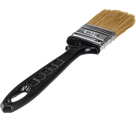 Кисть DECOR ХИТ 40х12 мм, светлая смешанная щетина, пласт. ручка 713-035