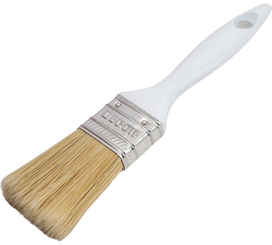 Кисть DECOR STANDARD универсальная 35х15 мм, светлая смешанная щетина, пласт. ручка 700-038