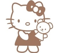 Виниловый трафарет STMDECORHELLO KITTY HWC-T3-08