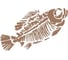 Виниловый трафарет STMDECOR РЫБА HWC-T2-010 1