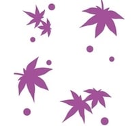 Виниловый трафарет STMDECOR ЛИСТЬЯ WA-043