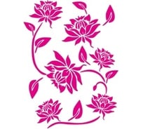 Виниловый трафарет STMDECOR ЦВЕТЫ WA-005