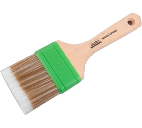 Кисть для масел и воска MAKO специальная смесь синтетической щетины 355975 76