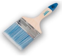 Флейцевая кисть MAKO белая щетина, ручка с FSC сертификатом, оправа из нержавеющей стали 355199